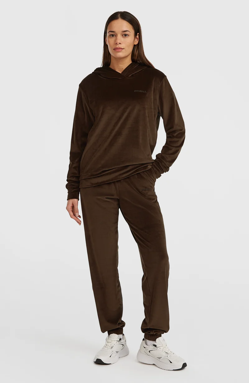 FWC'Cruz Velour joggingbroek | Coffee Bean