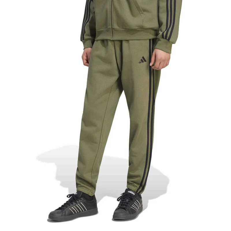 THREE STRIPES fleece joggingsbroek