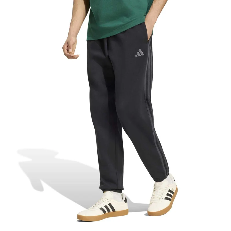 THREE STRIPES fleece joggingsbroek