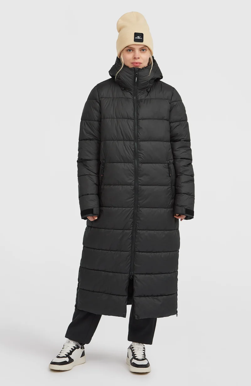 Must-Have lange pufferjas | Black Out