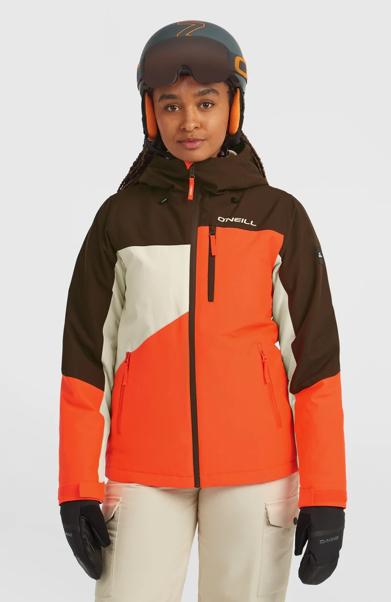 FWC'Cruz Triple wintersportjas | Coffee Bean Colour Block