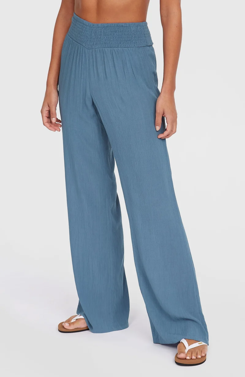 Johnny Smocked Waist broek | Copen Blue