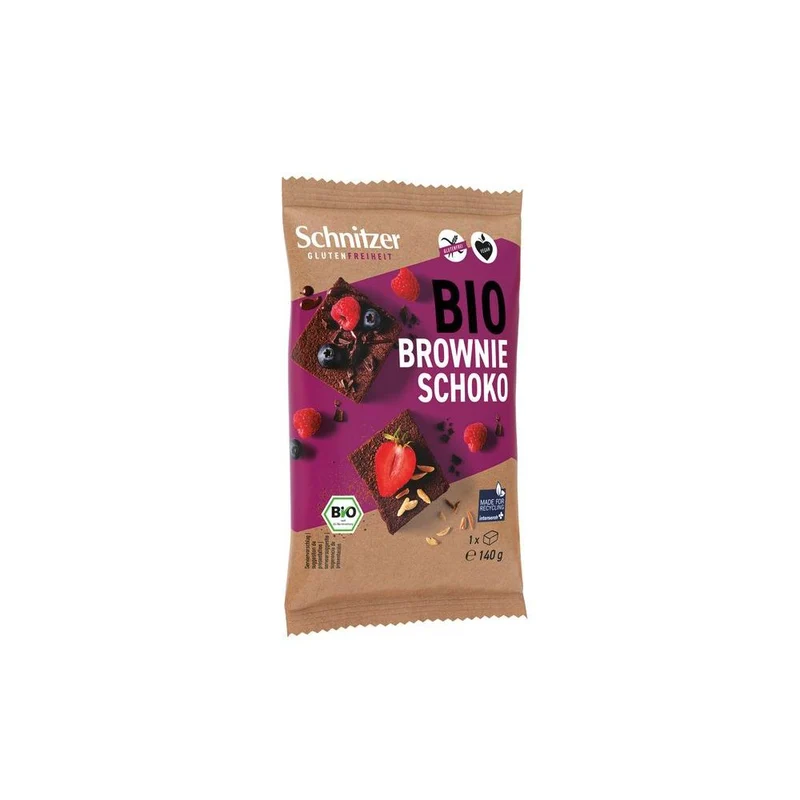 Schnitzer Brownie Schoko Bio Glutenvrij 140 gram