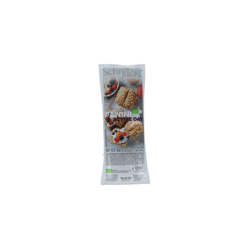 Schnitzer Organic Panini Active Oat 180 gram