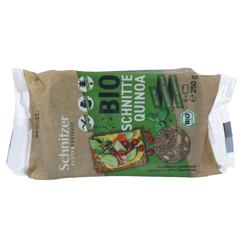 Schnitzer Organic Black Quinoa Schnitten 250 gram