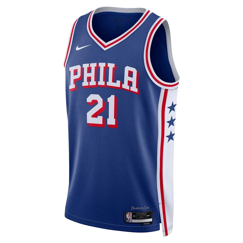 Joel Embiid Philadelphia 76ers 2023/24 Icon Edition Dri-FIT Swingman NBA-jersey