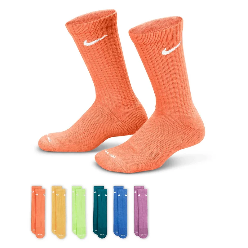 everyday kids' cushioned Crew sokken met demping voor kids 6p
