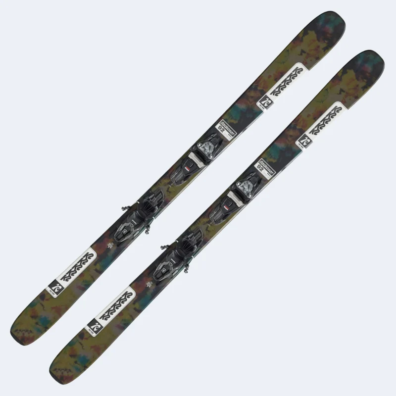 2025 K2 Reckoner 92 Skis W/ Squire 10 Quickclik Bindings