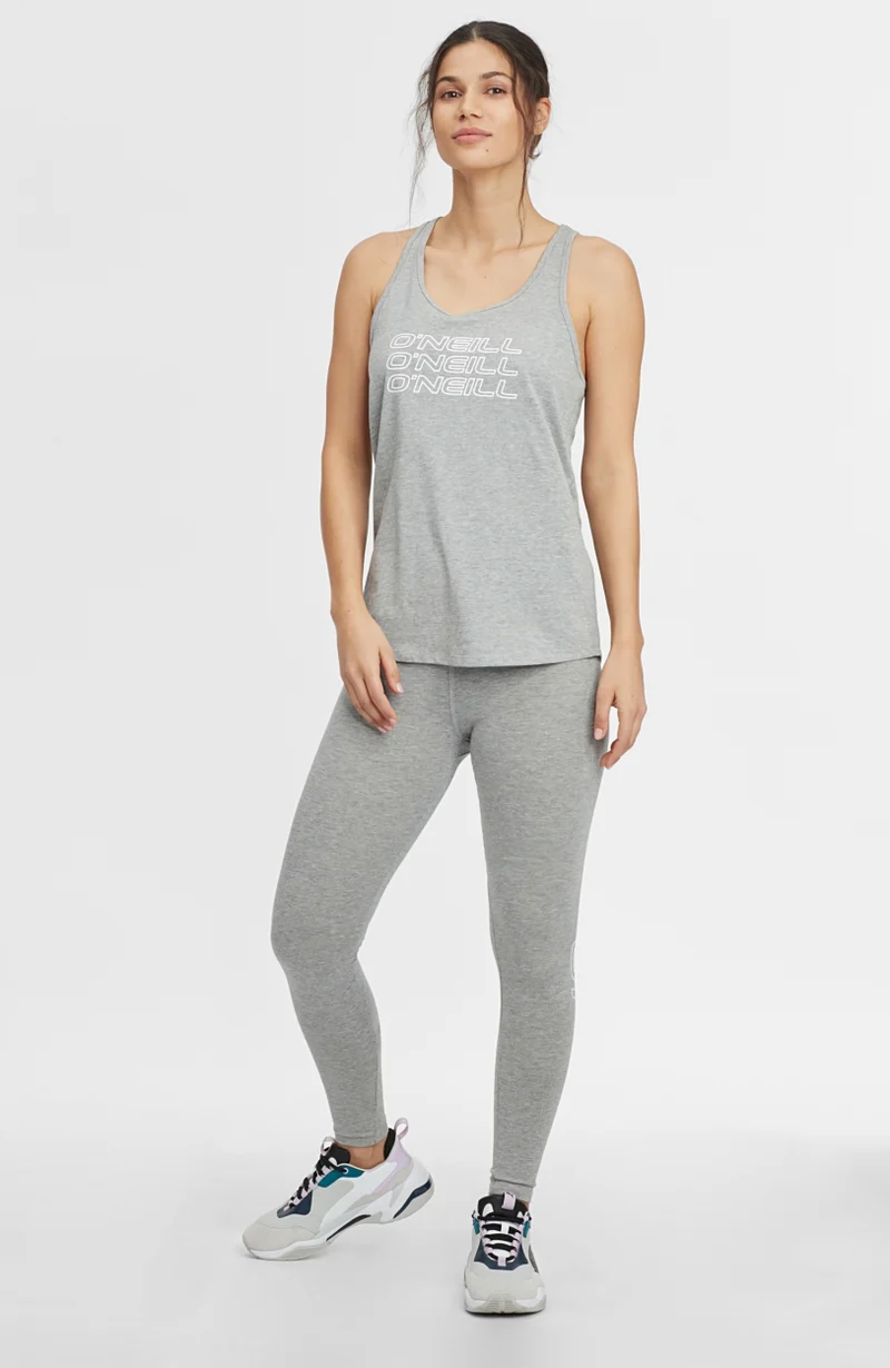 High Waist Legging | Silver Melee -A
