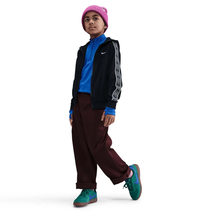 sportswear club big kids' Dri-FIT hoodie met rits