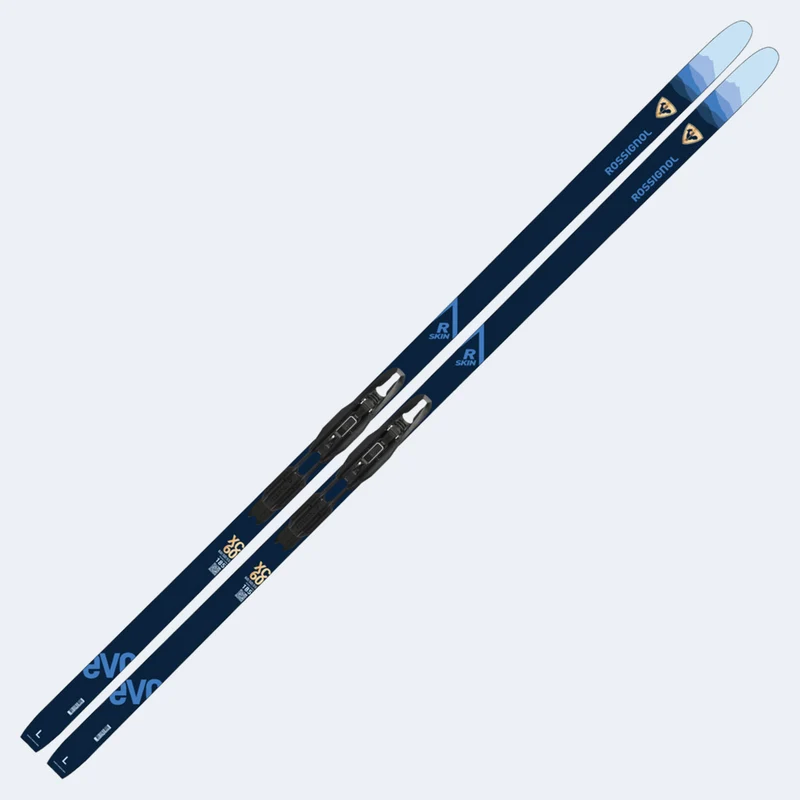 2027 Rossigbol Evo XC 60 Rskin Cross Country Skis W/ Control Step In Bindings