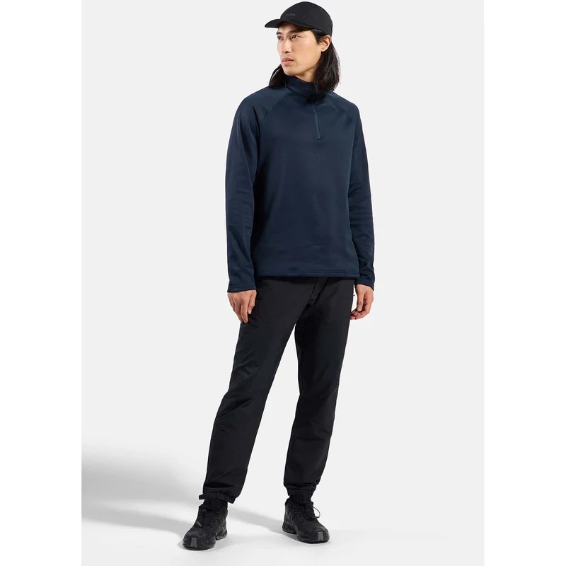 essential warm mid layer half-zip