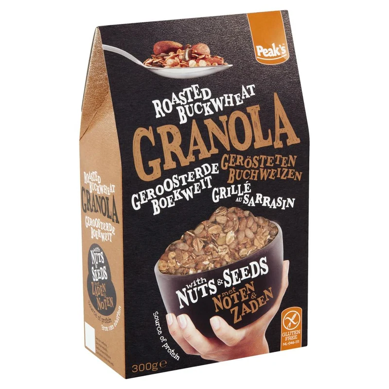 Peaks Free From Granola Boekweit met Noten & Zaden 300 gram