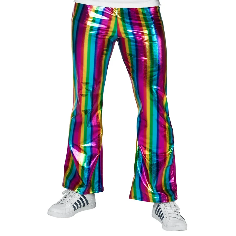 Regenboog broek stretch