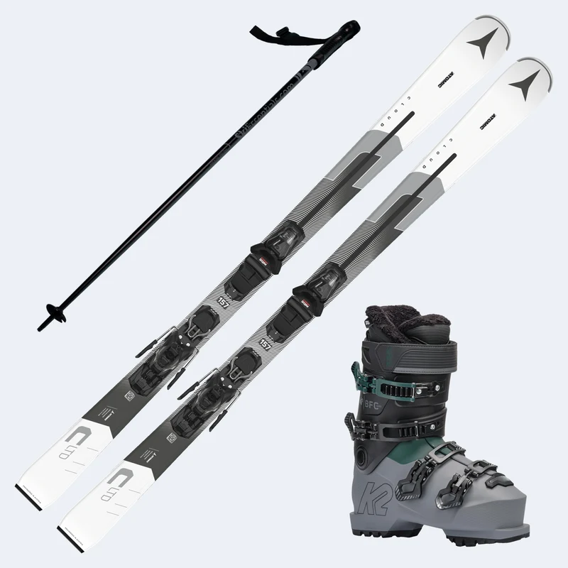 2024 Atomic Cloud LTD Women's Skis with K2 BFC 85 Boots and Poles