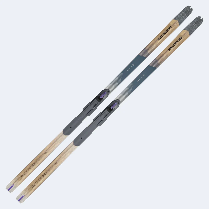 2027 Salomon Outside 65 Grip Cross Country Skis W/ BC Outside Bindings