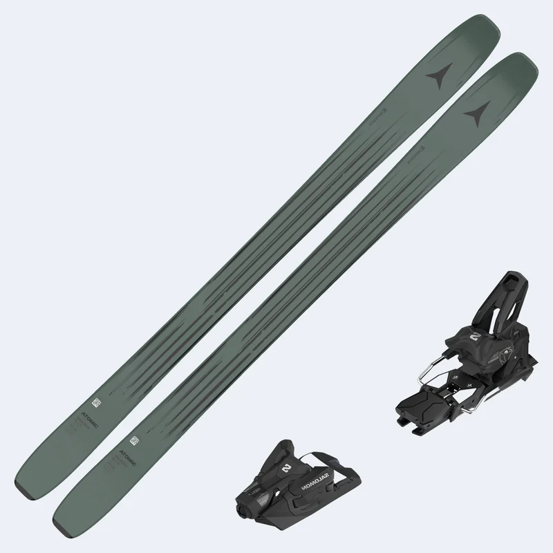 2026 Atomic Maverick 96 CTI Skis with Salomon Strive 14 GW Bindings