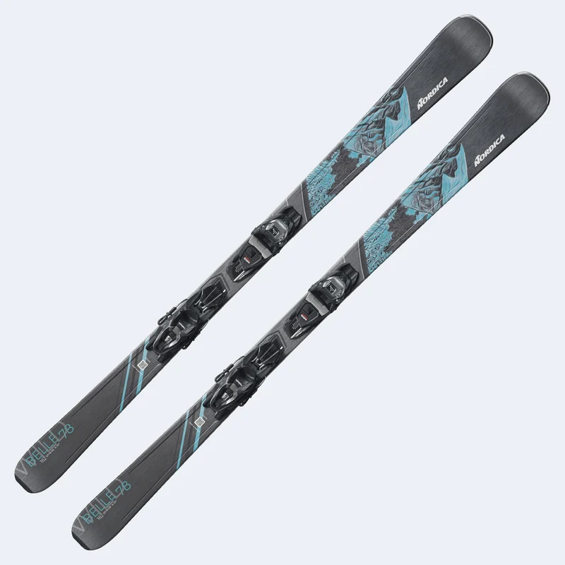 2027 Nordica Wildbelle 78 Women's Skis W/ TP2 COMPACT 10 FDT Bindings