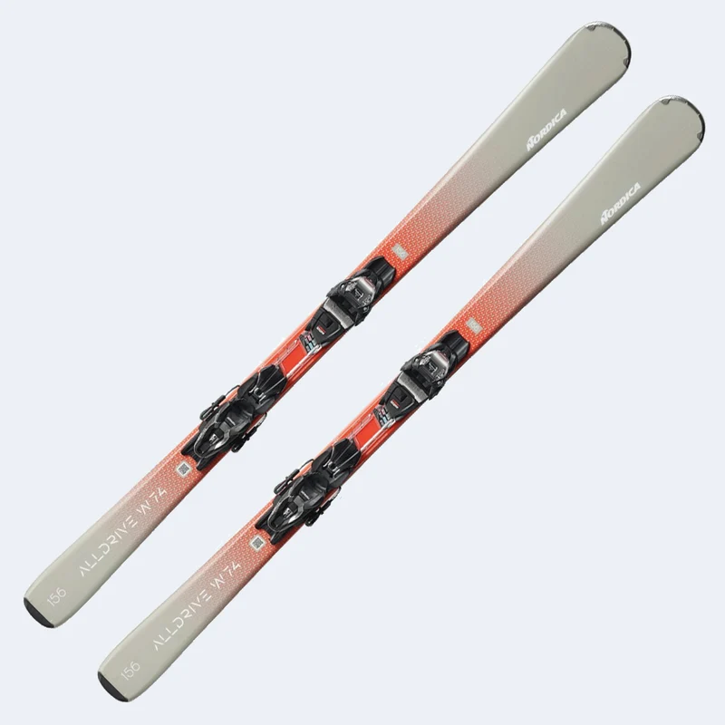 2026 Nordica Alldrive 74 Skis W/ TP2 Compact 10 Bindings