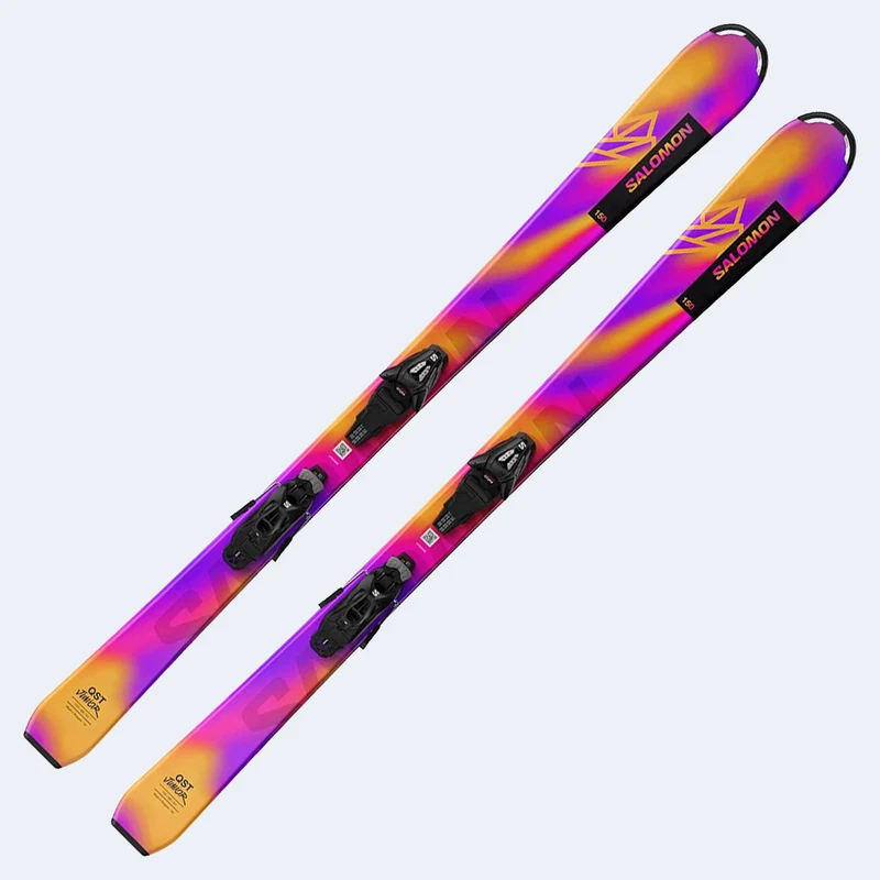 2026 Salomon Lux Jr Skis W/ C5 Bindings