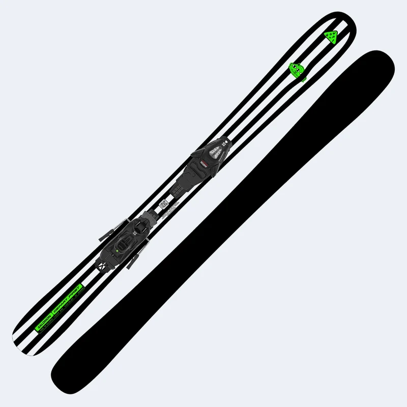 2027 Salomon Depart First Jr Skis W/ C5 GW Bindings