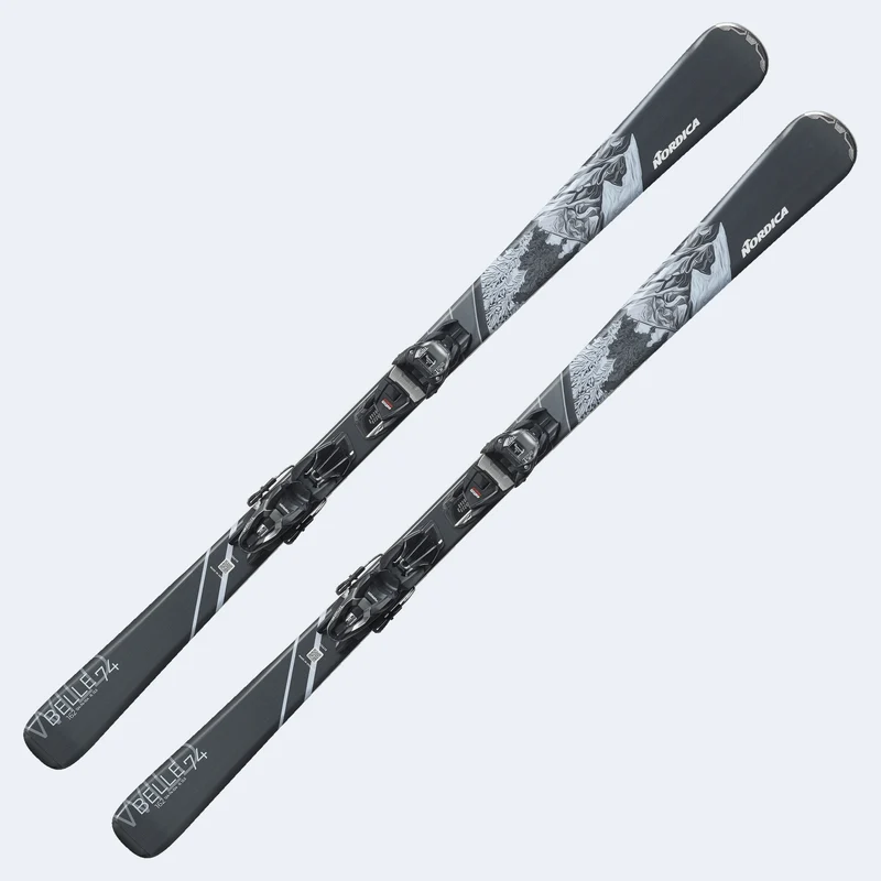 2027 Nordica Wildbelle 74 Women's Skis W/ TP2 Compact FDT 10 Bindings