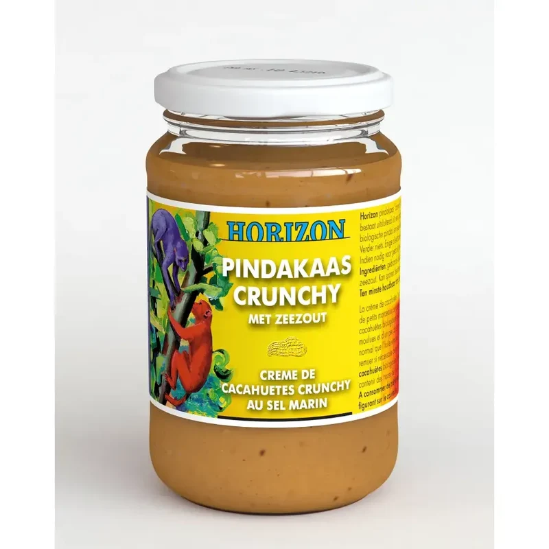 Horizon Pindakaas crunchy met zeezout