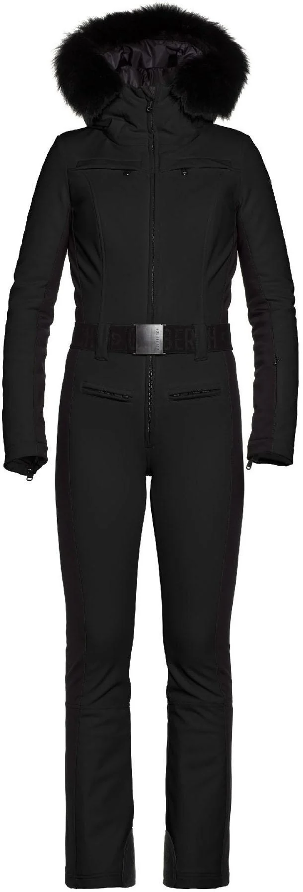 parry ski suit faux fur