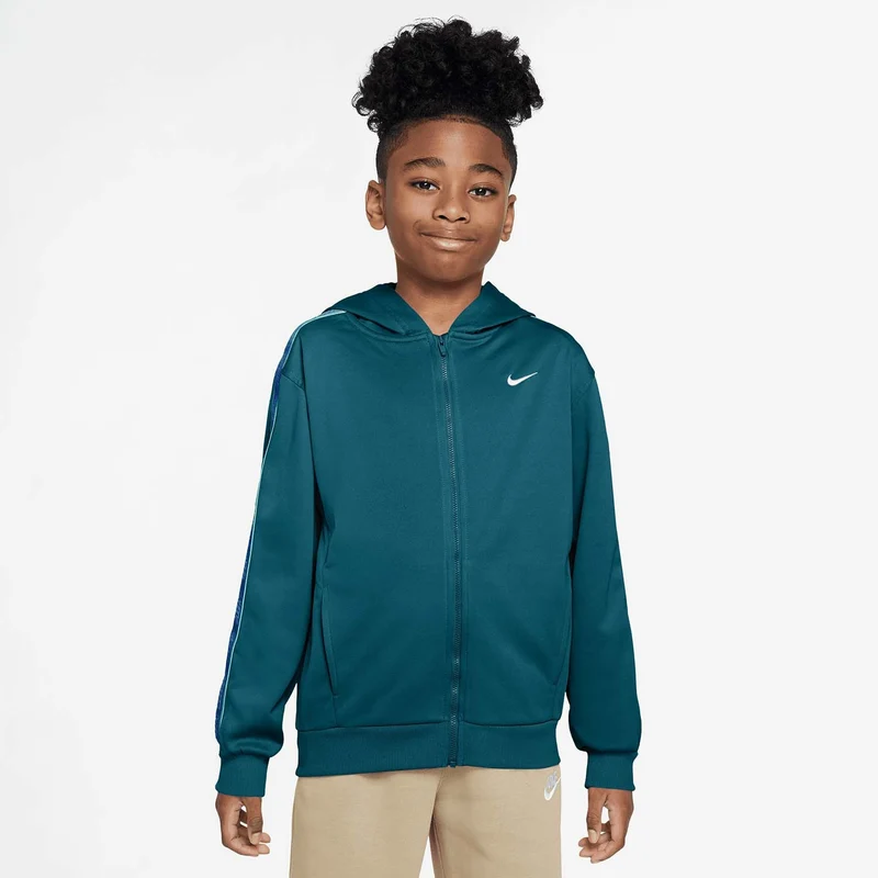 sportswear club big kids' Dri-FIT hoodie met rits