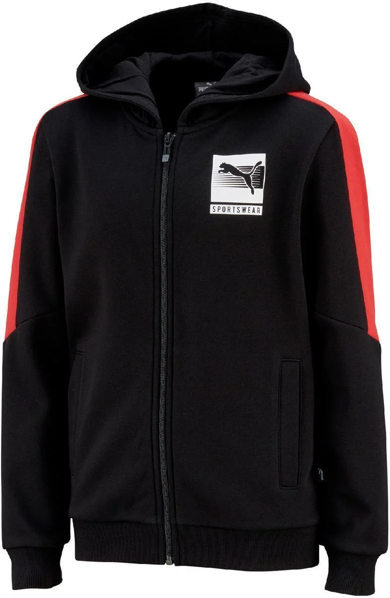 boys hooded full-zip fl
