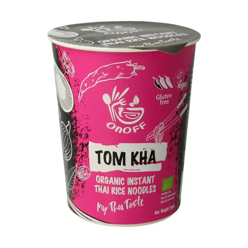 Onoff Instant noodlesoup tom kha bio 75 gram
