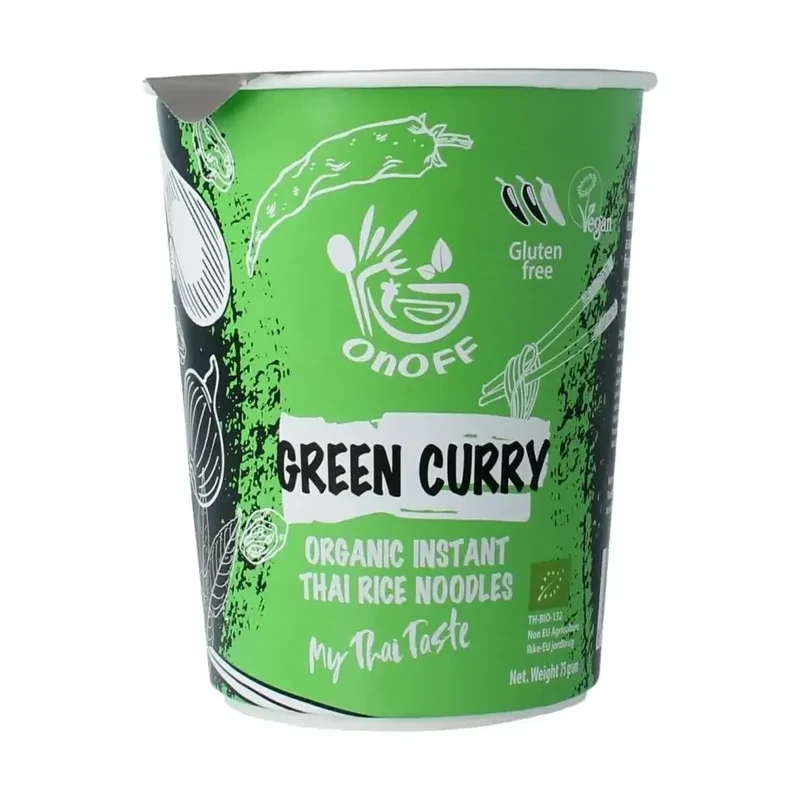 Onoff instant-noodlesoup green curry 75 gram