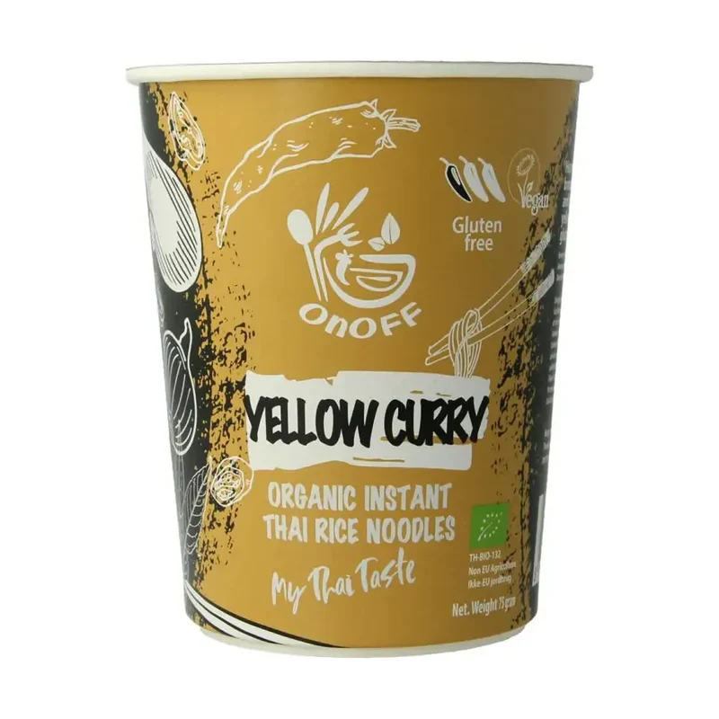 Onoff instant-noodlesoup yellow curry 75 gram