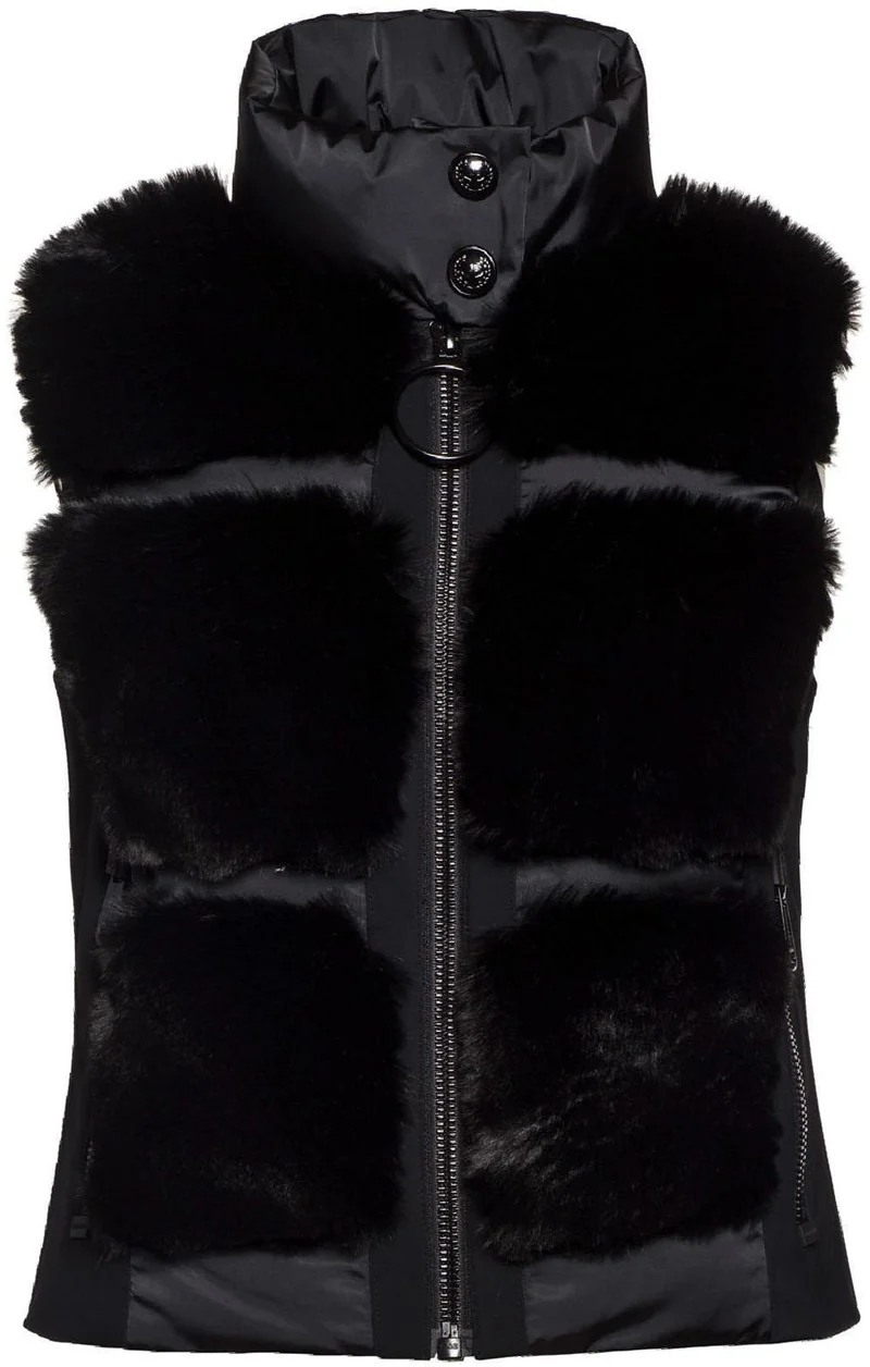 chic bodywarmer faux fur