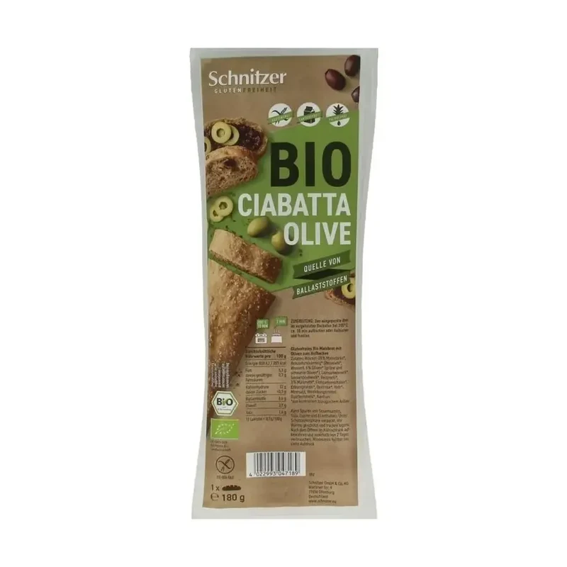Schnitzer Ciabatta met olijven 180 gram